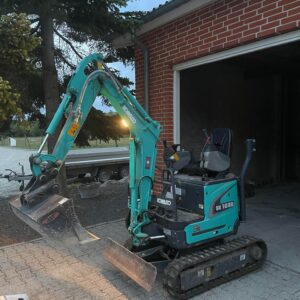 Kobelco SK10SR Gravemaskine - 250 kr. Pr. Time