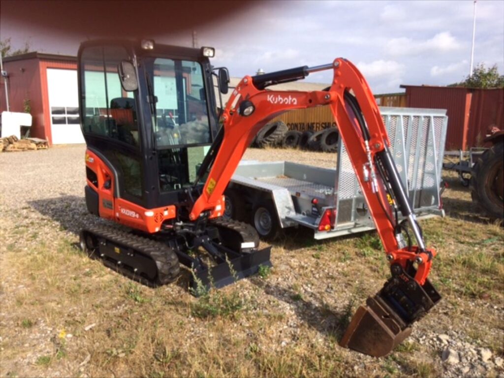 Kubota KX019-4 Gravemaskine - 250 Kr. Pr. Time